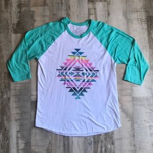 Tribal Print Tee